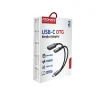 Promate USB-C OTG Media Adapter • 45W Power Delivery Charging Bridge • 480Mbps Data Transfer Speed • Corrosion Resistant Connectors • Plug & Play