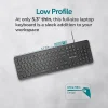 Promate Wired Ultra-Slim Ergonomic Keyboard, English