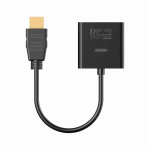 Promate HDMI (Male) to VGA (Female) Display Adaptor • 1080p Resolution Support