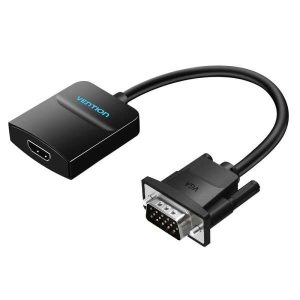 Vention VGA-HDMI Converter with Female Micro USB and Audio Port