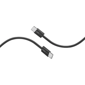 Promate Ultra-Fast 60W Power Delivery USB-C Fabric Braided Cable • Data & Charge Support • 25000+ Bend Lifespan • 1.2m Length