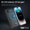 Promate 10000mAh Ultra Compact 35W SuperSpeed™ Power Bank with Built-In USB-C & Lightning Cable • USB-C In/Out • LED Battery Screen