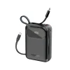Promate 20000mAh Ultra Compact 35W SuperSpeed™ Power Bank with Built-In USB-C & Lightning Cable • USB-C In/Out • LED Battery Screen