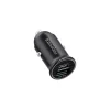 Promate Transparent Quick Charging Dual Port Mini Car charger-TRANSDRIVE-65W