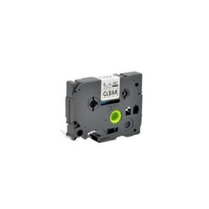 Brother TZ2-121 9mm x 8m black on clear label, Compatible
