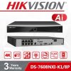 Hikvision 8-ch PoE 1U K Series AcuSense 4K NVR-DS-7608NXI-K1/8P