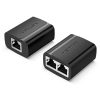 Vention IPTB0 1 to 2 RJ45 Splitter Adapter – (Black)