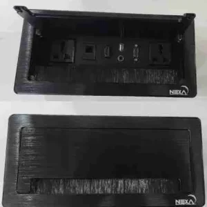 Nexa Multifunction Flip-Up Socket – Black