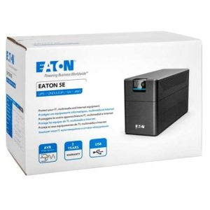 5E1600UB Eaton 5E Gen2 UPS USB BS, 1600 VA, 900 W, Input: BS, Outputs: (4) BS, Tower