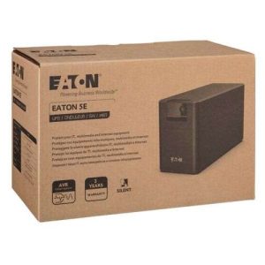 Eaton 5E Gen2 UPS USB BS, 900 VA, 480 W, Input: BS, Outputs: (2) BS, Tower