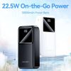 22.5W Fast Charging Power Bank – USB-C and USB-A Ports