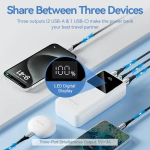 Vention 30000mAh Power Bank FHMB0 with LED Display