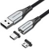 Vention USB 2.0 A Male to 2-in-1 Micro VEN-CQMHF