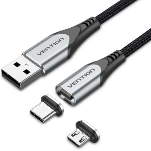 Vention USB 2.0 A Male to 2-in-1 Micro VEN-CQMHF