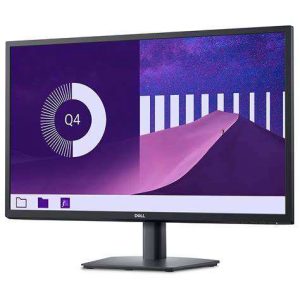 Dell E2725H 27" Monitor – Front View Dell E2725H Monitor – Side Profile Dell E2725H – Rear View Showing Ports Dell E2725H Monitor – Tilt Adjustment Feature Dell E2725H – VESA Mount Compatibility Dell E2725H 27" Monitor – Black Finish