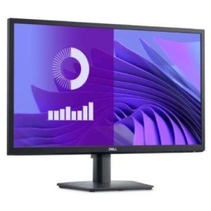 Dell E2725H 27" Monitor – Front View Dell E2725H Monitor – Side Profile Dell E2725H – Rear View Showing Ports Dell E2725H Monitor – Tilt Adjustment Feature Dell E2725H – VESA Mount Compatibility Dell E2725H 27" Monitor – Black Finish