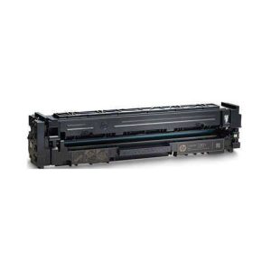 HP 207A Black Original LaserJet Toner Cartridge packaging. Side view of HP 207A Toner Cartridge showing model number W2210A. HP 207A Toner Cartridge installed in an HP Color LaserJet Pro printer. Close-up of the HP 207A Toner Cartridge's JetIntelligence label. HP 207A Toner Cartridge alongside compatible HP Color LaserJet Pro printer models. HP 207A Toner Cartridge box displaying page yield information