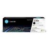 HP 230A Black Original LaserJet Toner Cartridge packaging. Side view of HP 230A Toner Cartridge showing model number W2300A. HP 230A Toner Cartridge installed in an HP Color LaserJet Pro printer. Close-up of the HP 230A Toner Cartridge's JetIntelligence label. HP 230A Toner Cartridge alongside compatible HP Color LaserJet Pro printer models. HP 230A Toner Cartridge box displaying page yield information.