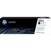 HP 230A Black Original LaserJet Toner Cartridge packaging. Side view of HP 230A Toner Cartridge showing model number W2300A. HP 230A Toner Cartridge installed in an HP Color LaserJet Pro printer. Close-up of the HP 230A Toner Cartridge's JetIntelligence label. HP 230A Toner Cartridge alongside compatible HP Color LaserJet Pro printer models. HP 230A Toner Cartridge box displaying page yield information.