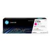 HP 230A Magenta Original LaserJet Toner Cartridge – Front View HP W2303A Magenta Toner Cartridge Packaging HP 230A Magenta Toner Installed in Printer Side Angle of HP 230A Magenta Cartridge HP 230A Magenta Toner Cartridge with Box Close-up of HP W2303A Toner Cartridge Label