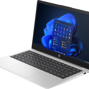 Front view of HP ProBook 450 G10 i7 laptop with 15.6" FHD display Side profile showcasing USB-C and HDMI ports on HP ProBook 450 HP ProBook 450 G10 with backlit keyboard and numeric keypad Top lid view in Pike Silver of HP ProBook 450 G10 Fingerprint reader on HP ProBook 450 G10 for secure access Business environment showcasing HP ProBook 450 G10 in use