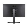 Front view of LG 32UR500-B 31.5" 4K UHD Monitor in black. Side profile showcasing the slim design of the LG 32UR500-B monitor. Back panel displaying HDMI, DisplayPort, and headphone out ports on the LG 32UR500-B monitor. LG 32UR500-B monitor on a desk setup with dual-screen configuration. Close-up of the tilt-adjustable stand on the LG 32UR500-B monitor. LG 32UR500-B monitor displaying vibrant visuals with HDR10 support.