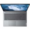 Front view of Lenovo IdeaPad Slim 3 15ABR8 in Arctic Grey Side profile showcasing ports on Lenovo IdeaPad Slim 3 15ABR8 Open laptop displaying keyboard and touchpad of Lenovo IdeaPad Slim 3 Close-up of 15.6" Full HD display on Lenovo IdeaPad Slim 3 15ABR8 Lenovo IdeaPad Slim 3 15ABR8 with HD webcam and privacy shutter Bottom view highlighting ventilation and design of Lenovo IdeaPad Slim 3
