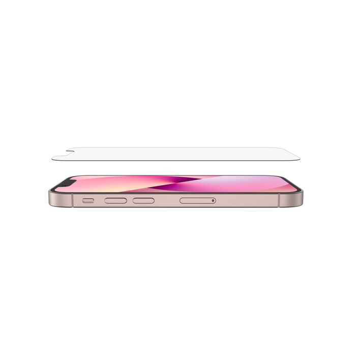 Full-edge protection of Belkin OVA068ZZ Screen Force Tempered Glass screen protector