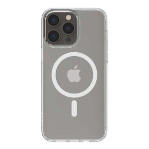 Raised edges protecting the screen and camera on Belkin MSA011BTCL Magnetic Case for iPhone 14 Pro max