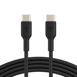 Belkin CCA003BTBK USB-C to USB-C black cable coiled view