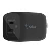 black belkin bkwch3 wall charger dual usb-c
