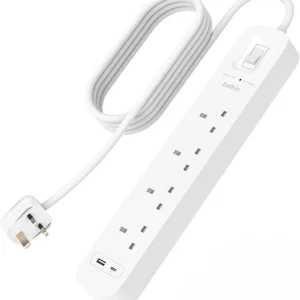 Alternative view of Belkin SRB001AR2M Surge Plus 3 Outlet  with 2 USB Ports