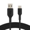 Belkin CCB001BTBK USB-C to USB-A Braided Cable 1m - Image 4