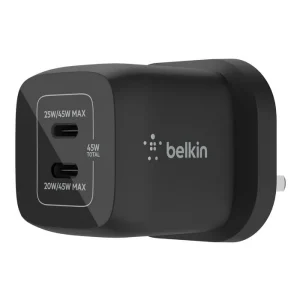 front view of belkin bkwchb 65w charger