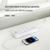 Belkin SRB002AR2M 6Outlet Surge plus Protector with a device plugged in