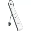 Belkin BSV401AF2M 4-Outlet Surge Protection Strip with 2xUSB charging ports