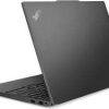 Front view of Lenovo ThinkPad E16 Gen 2 in Black Side profile showcasing ports on Lenovo ThinkPad E16 Gen 2 Open laptop displaying keyboard and touchpad of Lenovo ThinkPad E16 Gen 2 Close-up of 16" WUXGA display on Lenovo ThinkPad E16 Gen 2 Lenovo ThinkPad E16 Gen 2 with FHD webcam and privacy shutter Bottom view highlighting ventilation and design of Lenovo ThinkPad E16 Gen 2