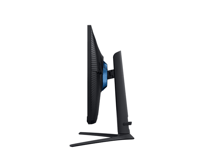 Side profile of MonG6B curved 1000R gaming monitor