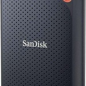 SANDISK E61 EXTREME PORTABLE EXTERNAL SSD V2 2TB - Black - SDSSDE61-2T00-G25
