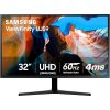 Front view of Samsung LU32J590UQMXUE 32" 4K Monitor