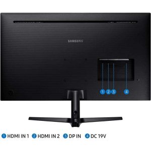 Back panel showing HDMI and DisplayPort on LU32J590UQMXUE