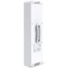 TP-Link EAP650-Outdoor installed on a pole EAP650-Outdoor weatherproof IP67 casing close-up TP-Link AX3000 WiFi 6 signal coverage chart Omada dashboard interface on tablet PoE+ Ethernet port of EAP650-Outdoor Packaging of TL-EAP650-Outdoor Access Point