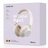 UGREEN HiTune Max5 HP202 ANC headphones in white Folded white HiTune Max5 for travel Close‑up of ear pad cushioning and foldable hinge Side view showing ANC and game mode buttons HiTune Max5 with charging USB-C cable Box packaging displaying LDAC & 90‑hour battery features