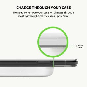 iPhone charging on Belkin 10W wireless charging pad