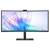 Samsung LS34C654VAMXUE front view showing Ultra-WQHD 34" screen