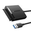 UGREEN CR108 USB 3.0 A To 3.5''/2.5" SATA Adapter Cable with DC 12V 2A Power Adapter - 20231 - Image 2