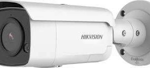 Hikvision 8MP Strobe Light Camera DS-2CD2T87G2-LSU/SL 4K Bullet Camera Full-Color Night Vision Security Camera Active Deterrence IP Camera Bullet Camera with Siren and Light Smart Detection Outdoor CCTV
