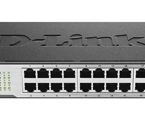 D-Link DES-1024D/B 24-Port Unmanaged Switch showing port layout