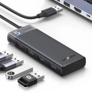 Alternative view of UGREEN CM219 4-Port USB 3.2 Gen 1 Data Transfer Hub - 15548