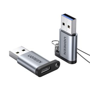 Alternative view of UGREEN US276 10Gbps USB A 3.0 Male TO USB C 3.1 Female Adapter - 50533